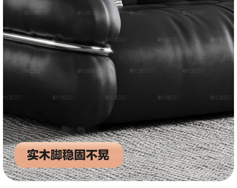 Lazy Black Modern Sofas Luxury Relax Style Puffs Living Room Sofa Recliner Choice Italiano Divano Soggiorno Home Furniture