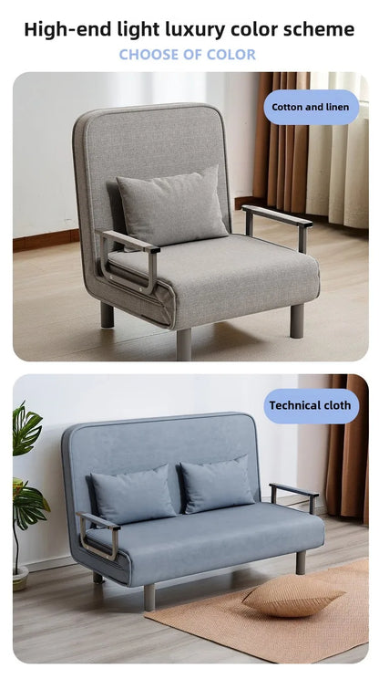Small apartment sofa bed multifunctional lunch bed nap bed escort bed living room office sofa chair foldable bed