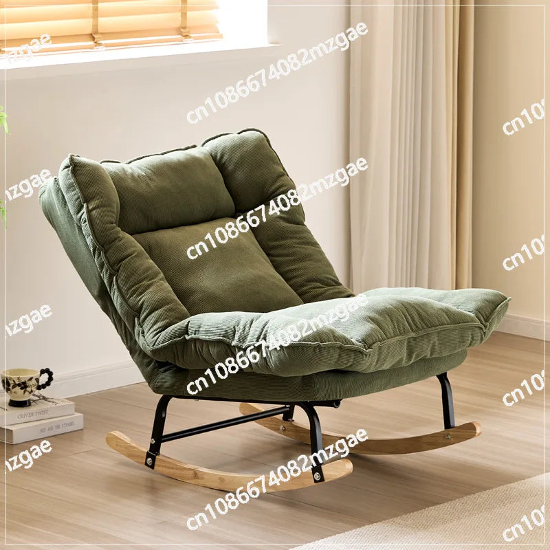 Single sofa  Living room lazy rocking chair Reclining  Adult rocking chair