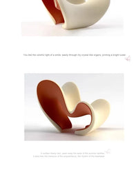 Nordic Creative FRP Special-shaped Love Shaping Leisure Chair Bow Chair Lazy Reclining Chair