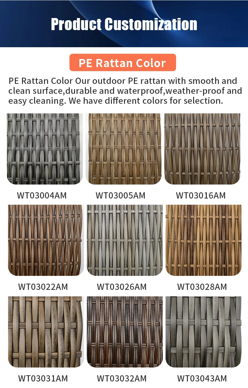 Sales Reasonable Price Plastic Material Outdoor Modern Patio Rattan Sofa Garden Furniture with Cushions