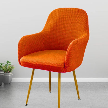 Cover Decoration Polar 1pc Seat Slipcover High Hotel Arm Wedding Chair Bar Elastic Dining Covers Armchair Adjustable Fleece Home