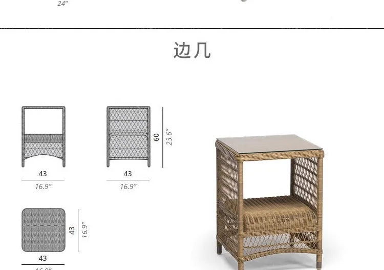 Living Room Chairs Outdoor Sofas Homestay Minimalist Design Balcony Garden Sofas Accent Modern Furniture Gartenstuhl Lshysf