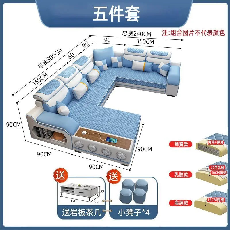 Adults Cushion Sofa Classic Lounge Modern Large Comfortable Sofa Storage Romantic Muebles Para Habitacion Home Furniture