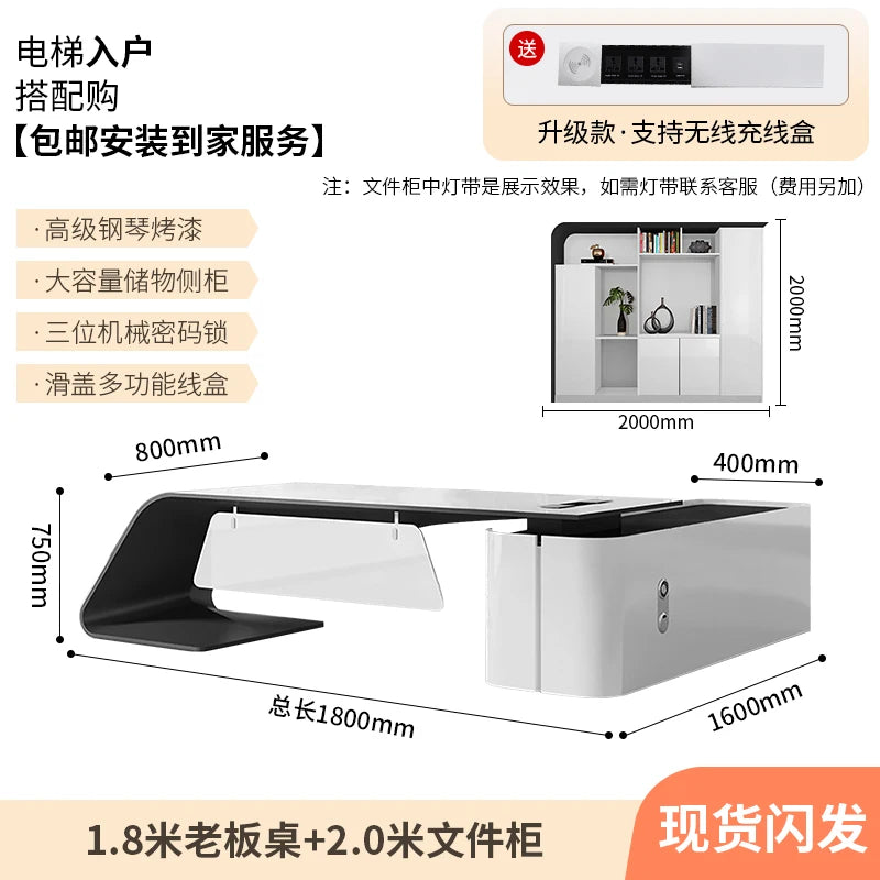 Adjustable Gaming Office Desk Organizers Storage Multifunctional Office Desk Lshaped Folding Escrivaninha Commercial Furniture