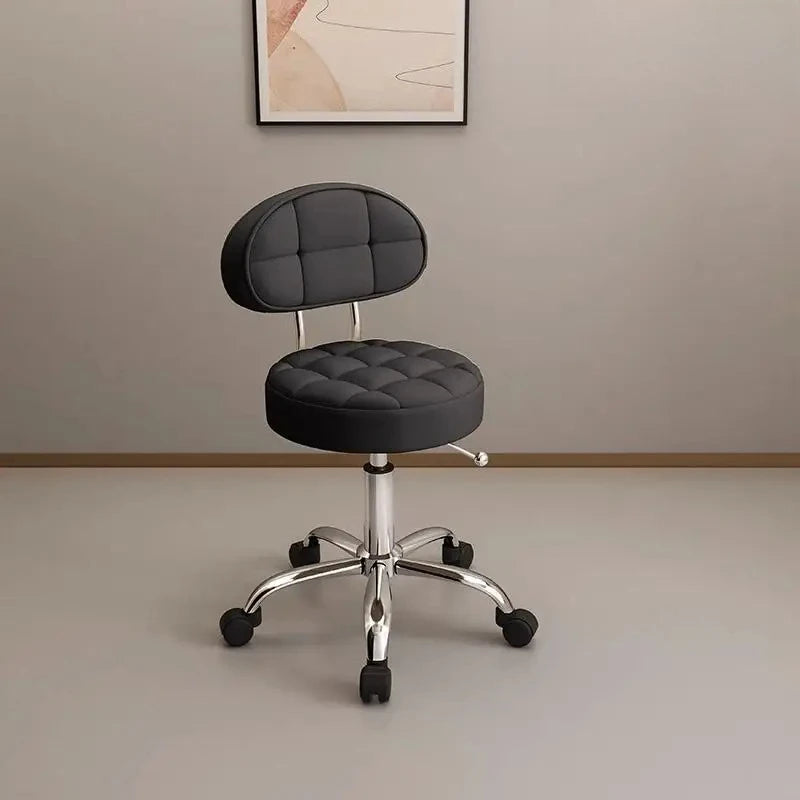 Adjustable Nail, Makeup, Hairdressing Shop, Student Stool, Beauty Salon Special Stool, Roller Bar Chair