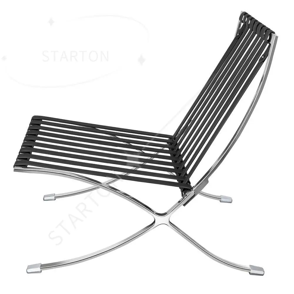 Mid Century Leather Lounge Chair, Club Seat Chair With Foldable Feature