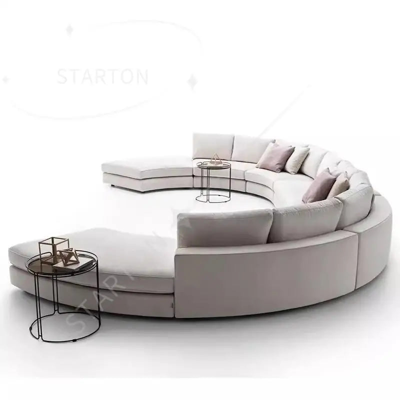 Designer Style Curved  Hotel Reception  Office Guests'  Modern Design  Foam Filling Sofa Hotel Application