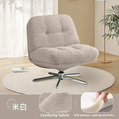 Modern Living Room Furniture Single Sofa Chair Corduroy Lounge Chair, Small Space Accent Chair Comfortable Reading Chair