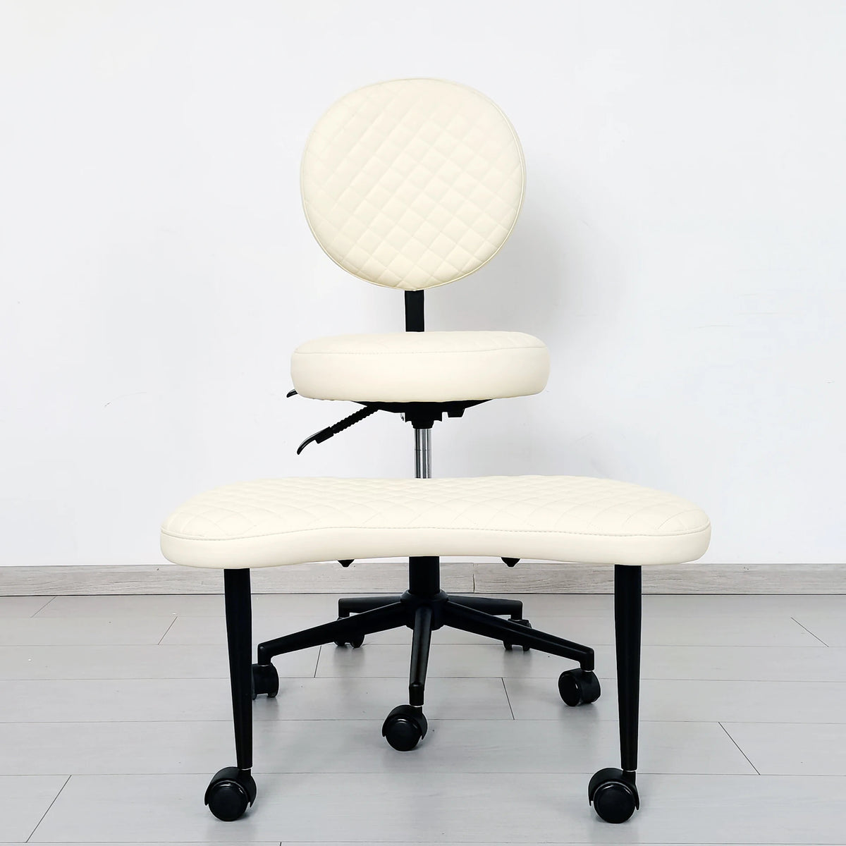 Cross Legged Chair - Meditation Chair With Wheels  ADHD Chair Height Adjustable Seat  Adjustable Footstool