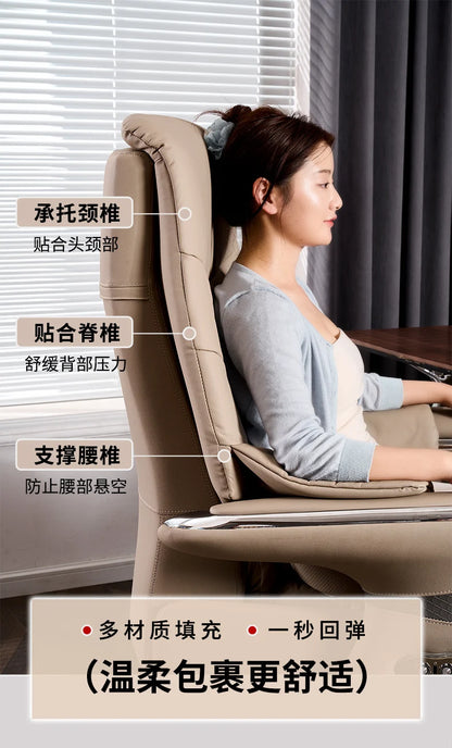 Home Office Desk Chair for Vanity Reclining Armchair Furniture Height Adjustable Chair on Wheels Chaise Bureau De Travail Magalu