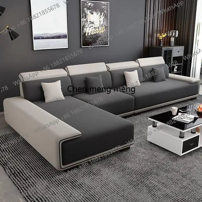 a55 Luxury Sectional Sofas Chaise Longue Bed Italian Modern Sofa Living Room Armchair Muebles Para El Hogar Home Furniture