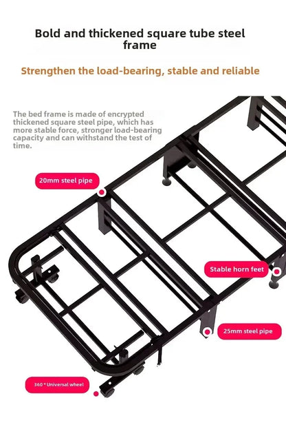 Rollaway bed Single office lunch break bed Nap bed Portable retractable hidden escort bed Rollaway bed Camp bed