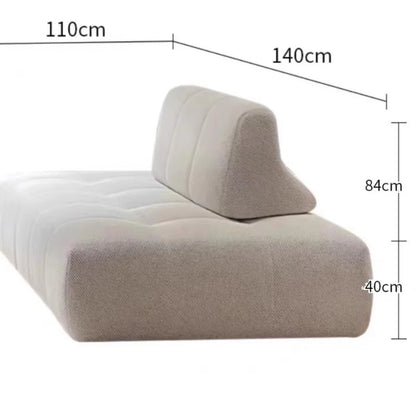 BJ Italian Minimalist Living Room Sofa Designer Tofu Block Free Lazy Module Combination Leather Art Large Sofa Bedroom Sofa