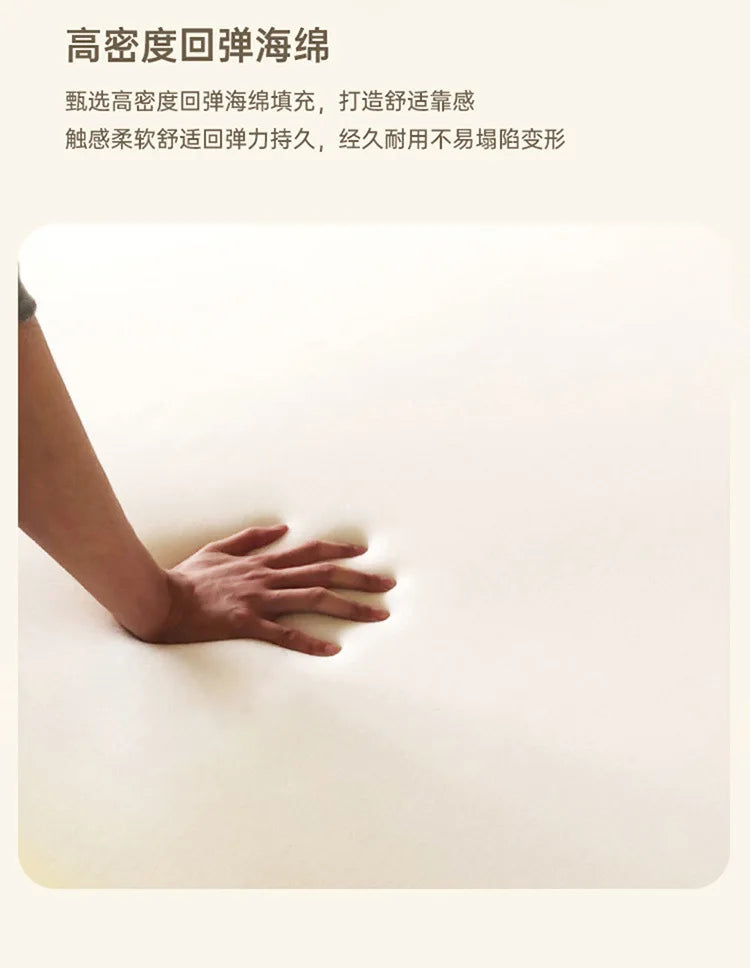 X 2.2×2m Master Bedroom Big Round Bed Modern Hotel Guest House Cream Wind Luxury White Leather Full Bed Frame Lazy Cloud Section