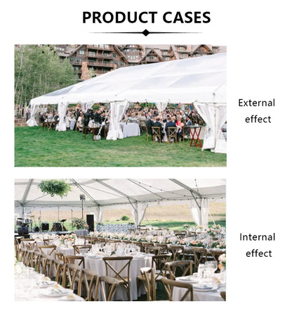 Luxury White Big Large Marquee Tipi Tents 100 150 200 300 500 People Outdoor Party Wedding Tent