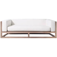 Villa courtyard sofa combination leisure hotel terrace waterproof sunscreen sofa outdoor terrace wood grain lacquer sofa