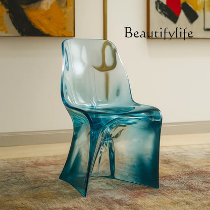 Customize Transparent Luxury Furniture Resin Dinning Chair Chair Handcrafts for Living Room ,hotel, Club