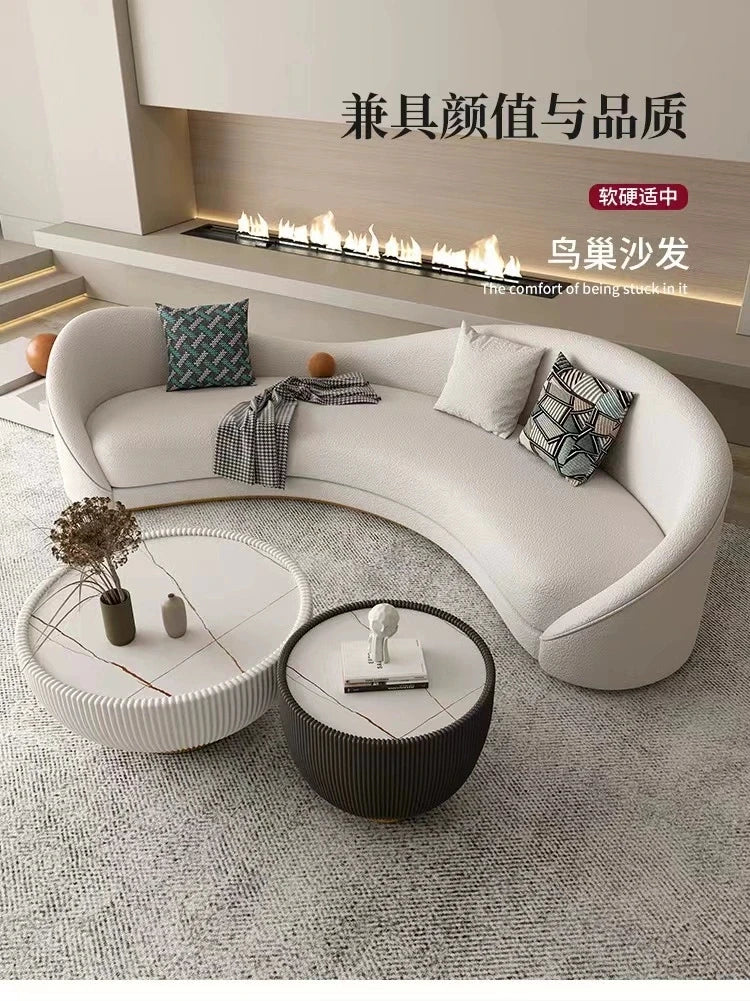 White Loveseat Living Room Sofas Light Luxury Cheap Lounge Create Living Room Sofas Ergonomics Comfortable Divano Home Furniture