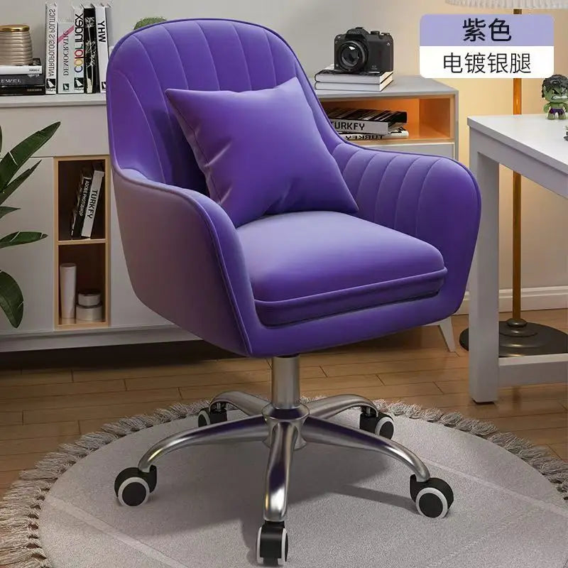 Ergonomic Swivel Computer Office Chair Lift Adjustable, Comfortable Back Support for Bedroom Dorm Study