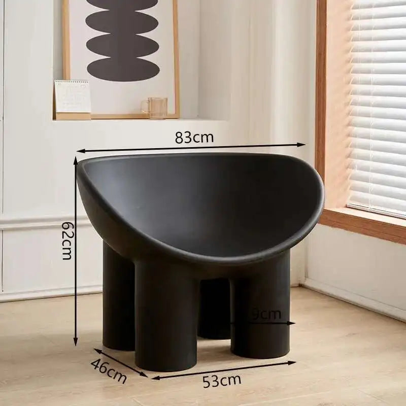 Roly Poly Chair Modern Sofa Nordic Living Room Chairs Lounge Salon Lazy Ergonomic Relax Designer Luxury Chaise Home Furniture