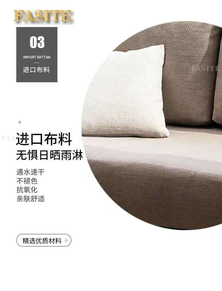 New Chinese solid wood sofa combination Zen walnut color modern villa ash living room solid wood sofa