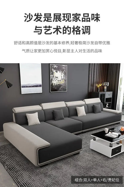 Lounge Sectional Sofas Chaise Longue Bed Italian Modern Sofa Living Room Armchair Trendy Minimalist Divano Unique Furniture