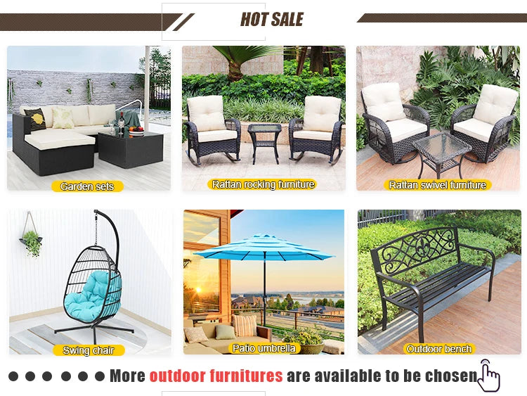 Wicker Outdoor Patio Sectional Rattan Furniture Garden Rattan Garden Furniture Sets 4 Seater Patio Sofas