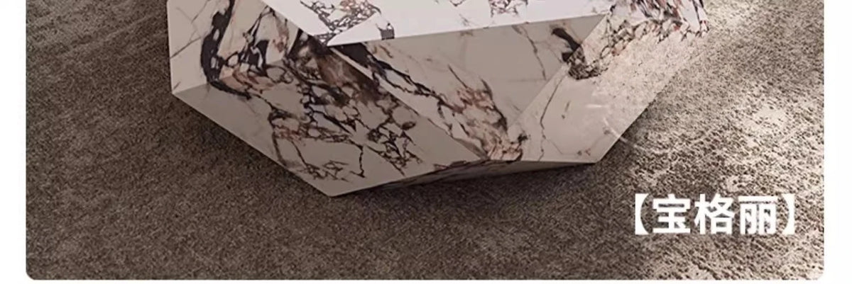 Coffee table small apartment rock slab designer atmospheric Italian living room high-end creative coffee table