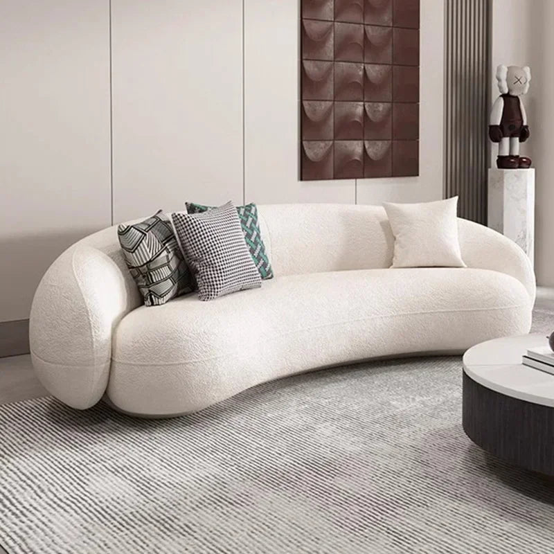 Minimalist Nordic Living Room Sofas Leather Recliner Designer Modern Sofas Luxury Lounge Balcony Cheap Divano Home Furniture