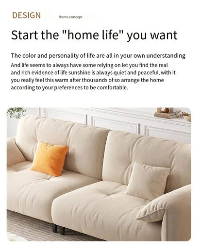 Large  Apartment Sofa Wood Lounge  Puffs Recliner Longer Sofa Modern Designer Luxury Nordic Muebles Para El Hogar Home Furniture