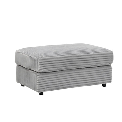 Armchair with Sleep Function Spring Upholstered Armchair Ottoman Set Comfortable Single Sofa Lounge Chaise with Cup Holder
