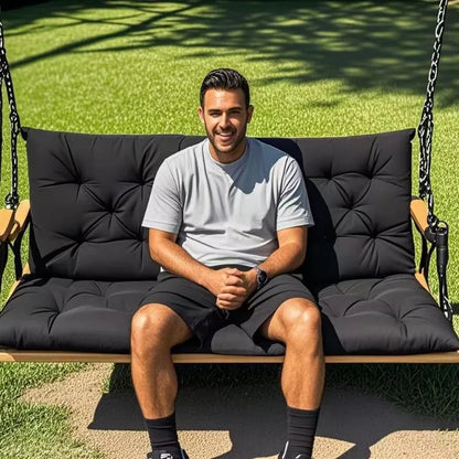 100x150cm Outdoor Hanging Chair Bench Cushion Swing Replacement Cushion Thick Garden Swing Cushion Swing Replacement