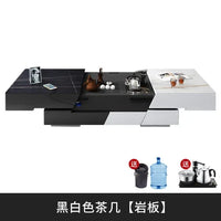 Clear Simple Adjustable Coffee Table Multi Function Lifting Living Room Side Table Modern Design Mesa Auxiliar Home Furniture