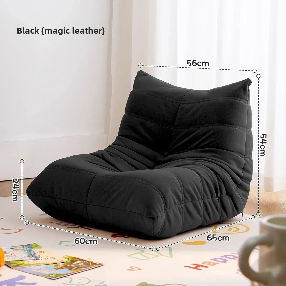 Single Sofa Caterpillar Sofa Balcony Leisure Bedroom Living Room Lie Down or Sleep Lazy Sofa Single Deck Chair