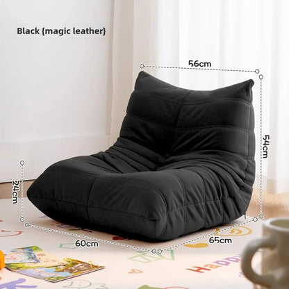 Single Sofa Caterpillar Sofa Balcony Leisure Bedroom Living Room Lie Down or Sleep Lazy Sofa Single Deck Chair