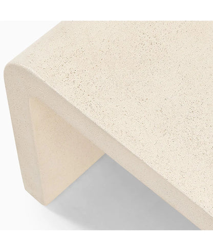 Modern Concrete Fiber Cement Tea Table  Outdoor side Table Furniture rectangle Concrete Coffee tables bench