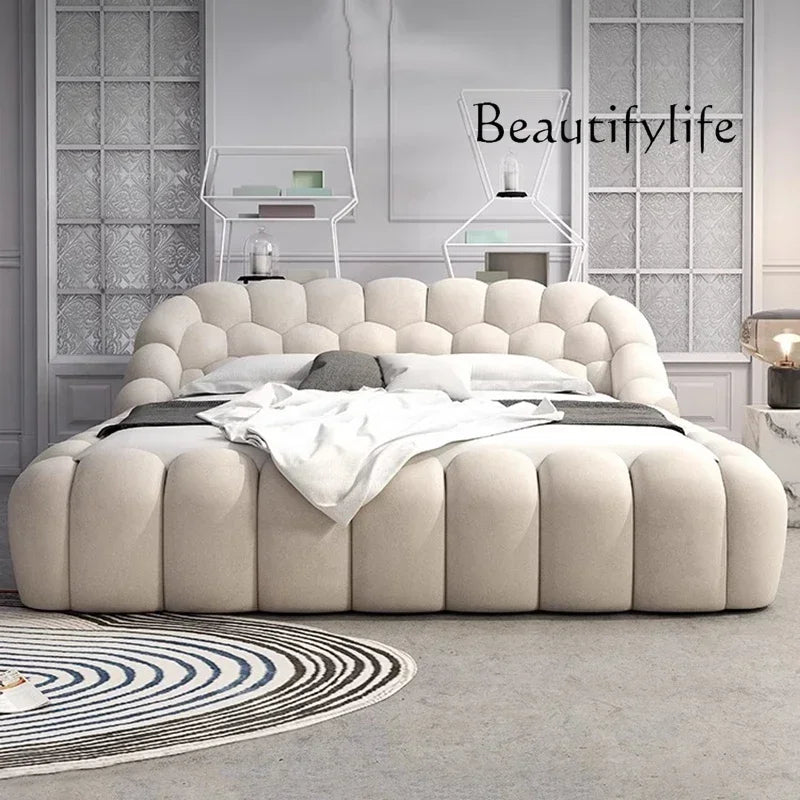 V TH R Luxury Double Bed Modern Floor Design Wooden Space Saving Japanese Soft Cheap Bed Comfortable Cama Solteiro Unique Furnit