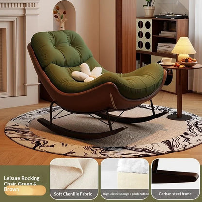 Rocking Recliner Chair Adult Lazy Lounge Chair Relaxing Armchair Luxury Designer Balcony Living Room Zero Gravity Chair Home Use