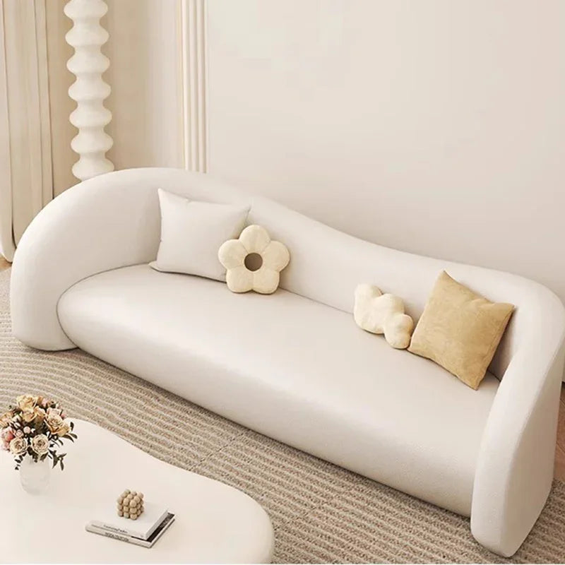 nordic living room Sofas minimalist lazy luxury europe Sofas family white salas y sofas muebles elegantes modernos Furniture