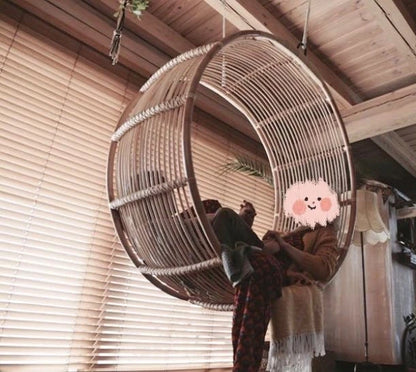 Interior and exterior swings for household balcony hammock outdoor imitation rattan chair round cradle chair hanging chair