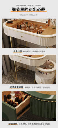 Luxury Charm Dressing Table Luxury Nordic Salon Drawer Nordic Dressing Table Mirror Chair Storage Coiffeuse Furniture Makeup