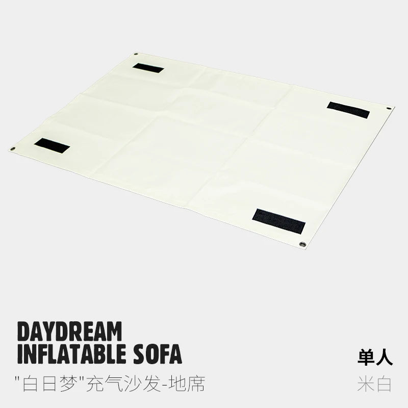 Double and Single Inflatable Sofa with Built-in Air Pump, Comfortable and Portable for Camping and Leisure Home Use