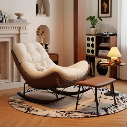 Rocking Recliner Chair Adult Lazy Lounge Chair Relaxing Armchair Luxury Designer Balcony Living Room Zero Gravity Chair Home Use