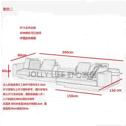 Designer Luxury Living Room Sofas Italian Minimalist Comfortable Reclining Sofa Relaxing Corner Woonkamer Banken Furnitures