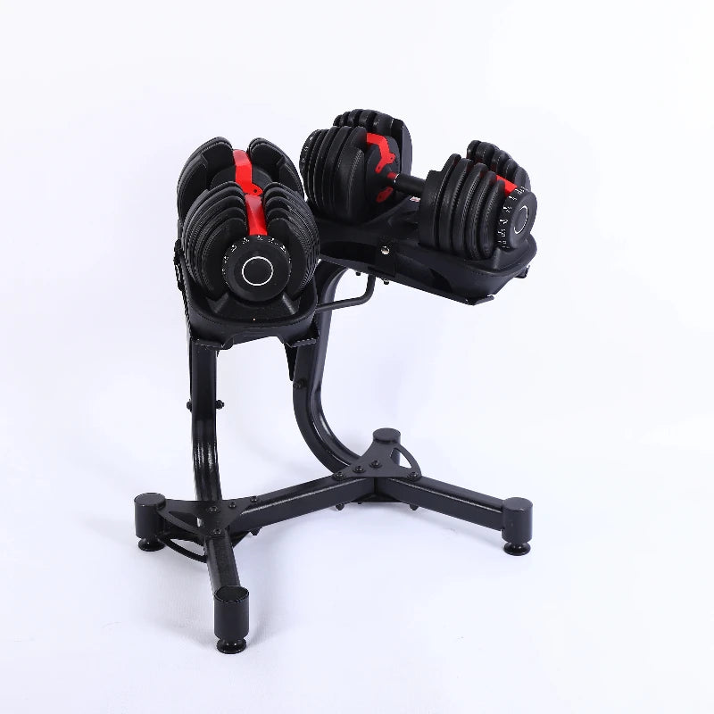 l Adjustable Dumbbell Bracket Metal Old Weight Bracket Storage Bracket with Wheels Dumbbell Weight Household