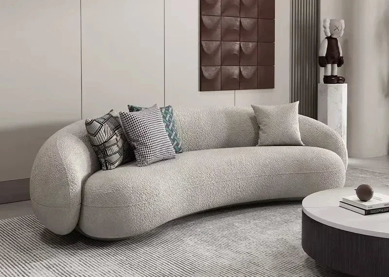 Minimalist Nordic Living Room Sofas Leather Recliner Designer Modern Sofas Luxury Lounge Balcony Cheap Divano Home Furniture