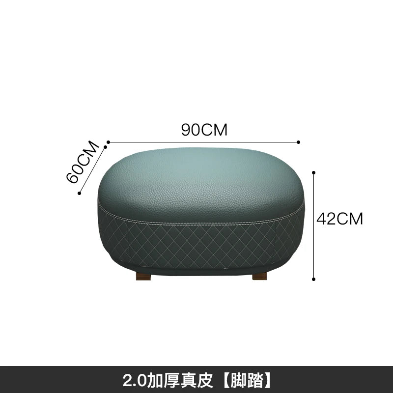Leather sofa, new Chinese style medieval style, furniture
