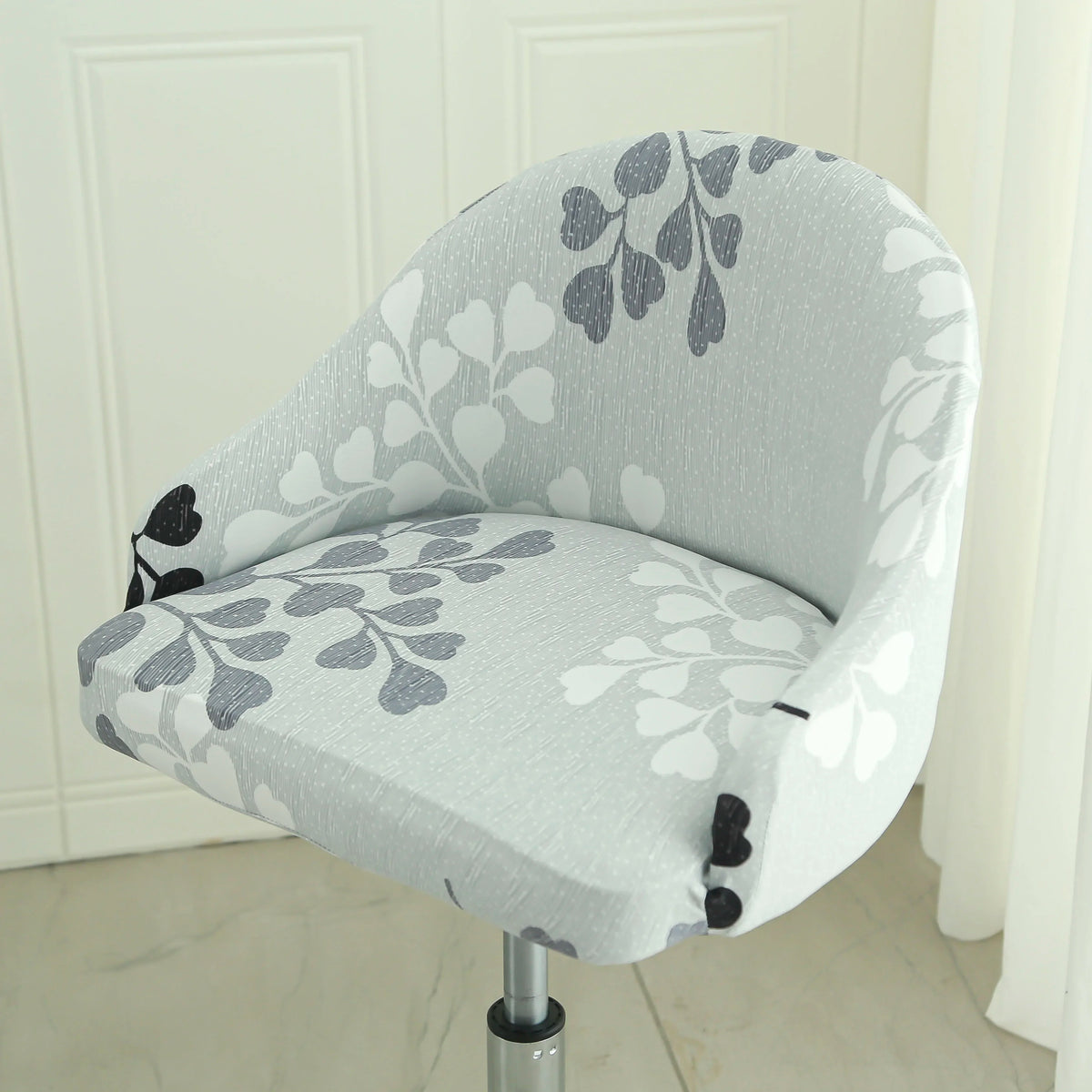 1PC Semi-Circular Universal Wear-Resistant Chair Cover Chair Cover Dust-proof Elastic Restaurant Hotel Dining Chair Cover 의자 커버