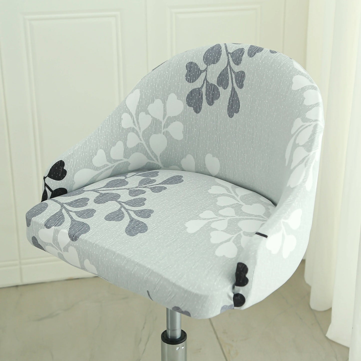 1PC Semi-Circular Universal Wear-Resistant Chair Cover Chair Cover Dust-proof Elastic Restaurant Hotel Dining Chair Cover 의자 커버